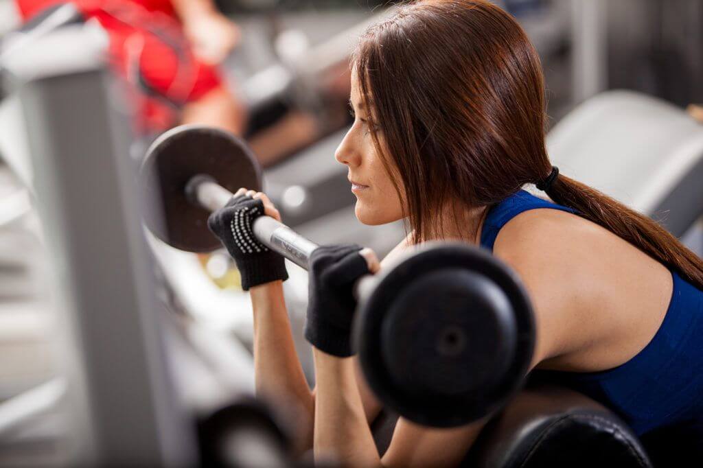 krachttraining vrouw