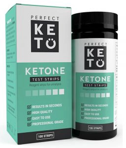 Ketostix Teststrips verpakking en flesje